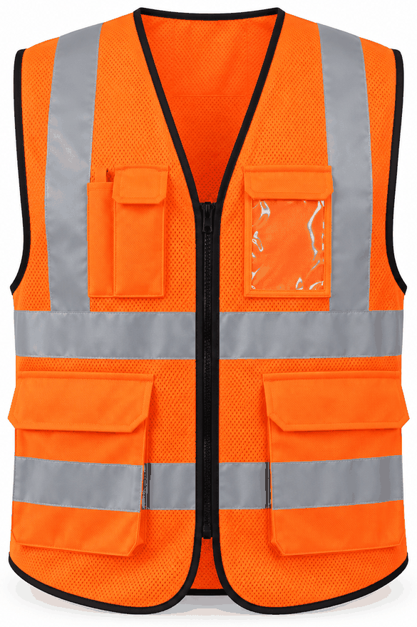 Zipper Safety Vest